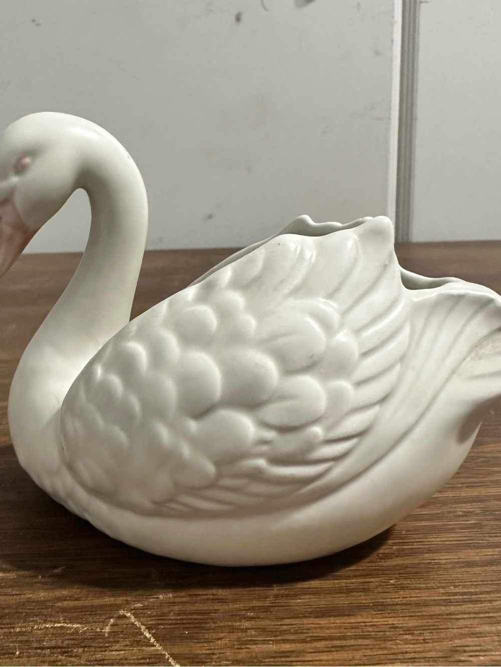 Fitz & Floyd Ceramic Swan Decorative Planter - Home Art